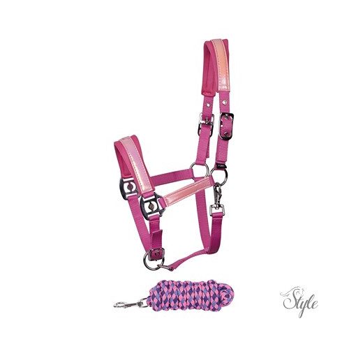 HARRYS HORSE Diva Violet kötőfék és vezetőszár szett