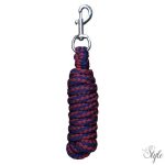 HARRYS HORSE Puha vezetőszár, ezüst karabinerrel – 1,8 m