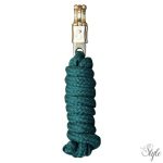 HARRYS HORSE Vezetőszár pánik karabinerrel, arany színű – 2 m