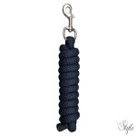 HARRYS HORSE Vezetőszár Mounty ezüst karabinerrel – 2 m