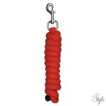 HARRYS HORSE Vezetőszár Mounty ezüst karabinerrel – 2 m