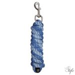 HARRYS HORSE Vezetőszár Mounty ezüst karabinerrel – 2 m