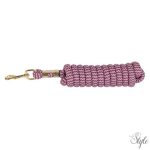 HARRYS HORSE Vezetőszár aranyszínű karabinerrel – 3 m