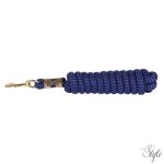 HARRYS HORSE Vezetőszár aranyszínű karabinerrel – 3 m