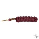 HARRYS HORSE Vezetőszár aranyszínű karabinerrel – 3 m