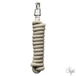 HARRYS HORSE Vezetőszár Denz, pánikkarabinerral, ezüst színű – 2,5 m