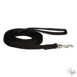 HARRYS HORSE Vezetőszár puha, forgatható karabinerrel, ezüst – 2 m