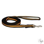 HARRYS HORSE Vezetőszár puha, forgatható karabinerrel, ezüst – 2 m