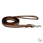 HARRYS HORSE Vezetőszár puha, forgatható karabinerrel, ezüst – 2 m