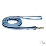 HARRYS HORSE Vezetőszár puha, forgatható karabinerrel, ezüst – 2 m