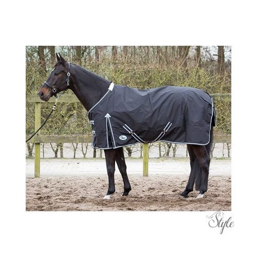 HARRYS HORSE Kültéri takaró Thor 0gr fekete, polár béléssel