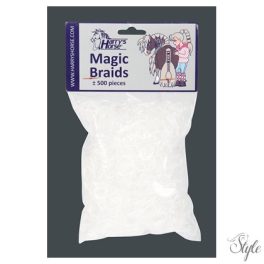   HARRYS HORSE Magic Braids – Átlátszó Fonógumik extra erővel és rugalmassággal