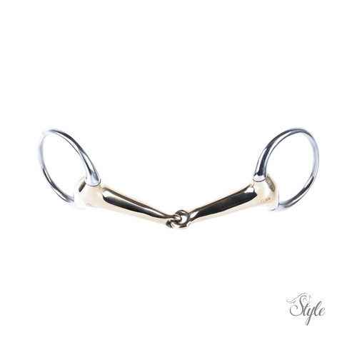 Harrys Horse sárgaréz csikózabla - 23 mm