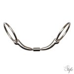 Harrys Horse duplántört görgős zabla - 14 mm