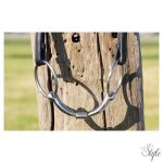 Harrys Horse duplántört görgős zabla - 14 mm