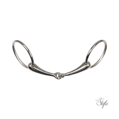 Harrys Horse laza karikás egszertört zabla - 18 mm