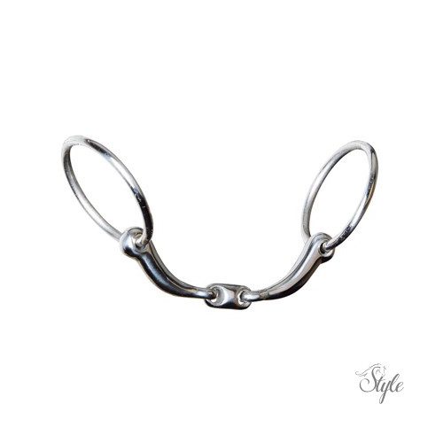 Harrys Horse duplánört íves zabla - 14 mm