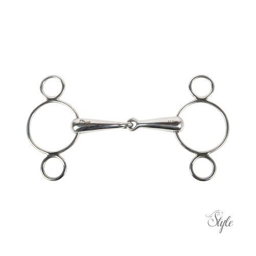  Harrys Horse három karikás zabla - 21 mm