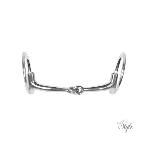 Harrys Horse egyszertört forgókarikás zabla - 14 mm