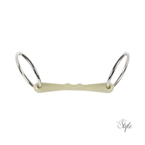 Harrys Horse egyenes szájrészű Mullen almás zabla - 19 mm