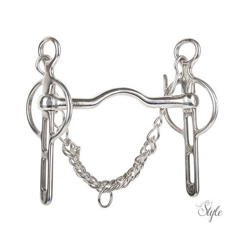 Harrys Horse Liverpool  ívelt szájrészű zabla - 15 mm