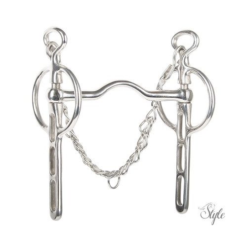 Harrys Horse Liverpool  ívelt szájrészű zabla - 15 mm