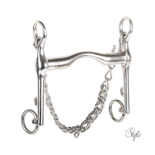 Harrys Horse Weymouth ívelt zájrészű zabla - 18 mm