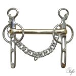 Harrys Horse Liverpool  sárgaréz fogatzabla - 14 mm