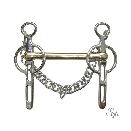 Harrys Horse Liverpool  sárgaréz fogatzabla - 14 mm