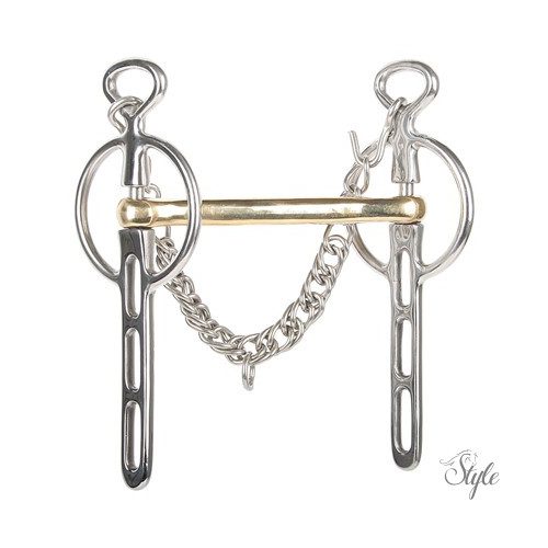 Harrys Horse Liverpool  sárgaréz zabla - 15 mm