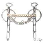 Harrys Horse Liverpool  sárgaréz zabla - 15 mm