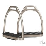 HARRYS HORSE Rozsdamentes acél kengyel – Black Steel
