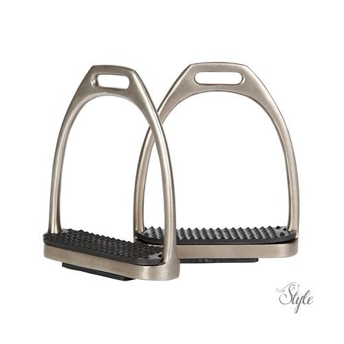 HARRYS HORSE Rozsdamentes acél kengyel – Black Steel