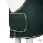 HORKA polár díszített takaró - zöld