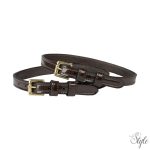 Horka lakkozott bőr sarkantyúszíj