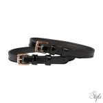 Horka lakkozott bőr sarkantyúszíj