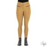 HV Polo teli szilikonos női lovaglónadrág HVPFavouritas Sporty Straw