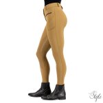 HV Polo teli szilikonos női lovaglónadrág HVPFavouritas Sporty Straw