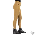 HV Polo teli szilikonos női lovaglónadrág HVPFavouritas Sporty Straw