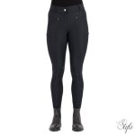 HV Polo teli szilikonos női lovaglónadrág HVPFavouritas Sporty Black