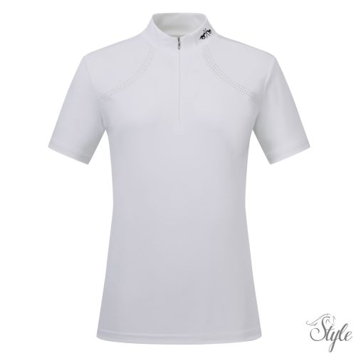 HV Polo rövid ujjú technikai női póló HVPLydia White
