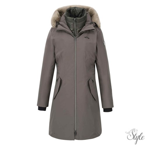 HV Polo női parka HVPIsa Stone