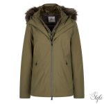 HV Polo női kabát HVPIsa Dark Oil Green