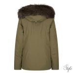 HV Polo női kabát HVPIsa Dark Oil Green