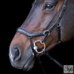 HV Polo anatómiai kantár HVPLegacy Deluxe Black