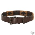 HV Polo bőr kutya nyakörv HVPChaya