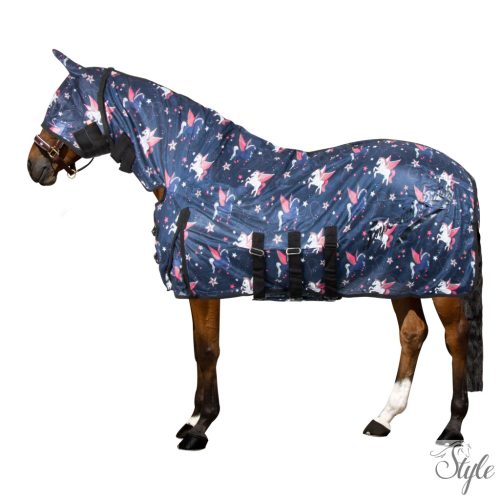 Imperial Riding nyakas légytakaró légymaszkkal IRHCarly Pixie Dust AOP