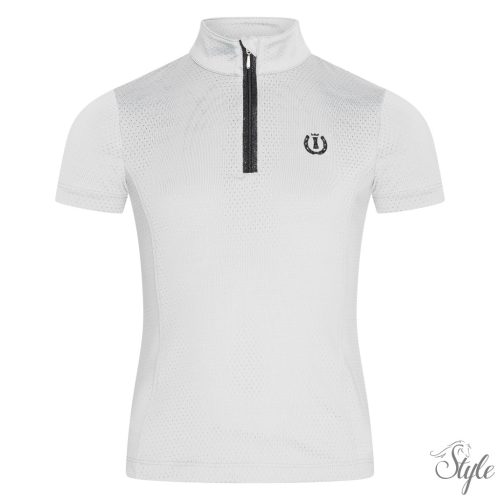 Imperial Riding gyermek póló IRHRoxy Solid White