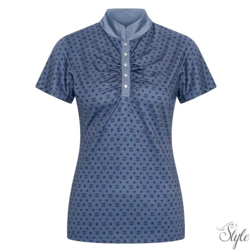 Imperial Riding technikai női rövid ujjú póló IRHRoxy AOP Blue-Navy