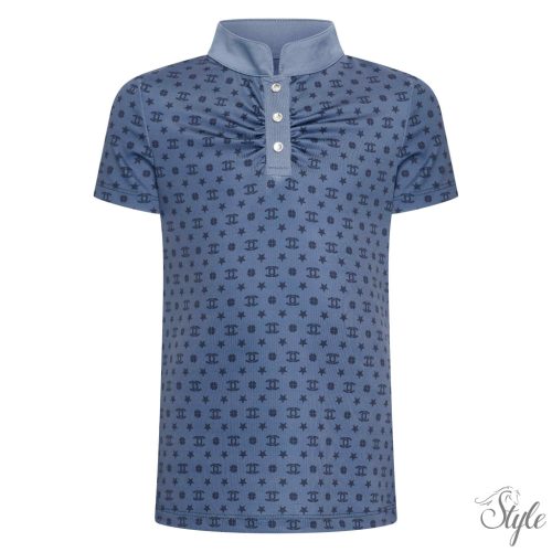 Imperial Riding technikai gyermek rövid ujjú póló IRHRoxy Blue-Navy